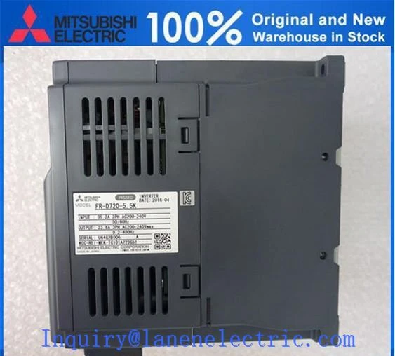 100 százalékos új és eredeti Mitsubishi 5,5 kW-os inverter (VFD) FR-D720-5,5K a legjobb áron